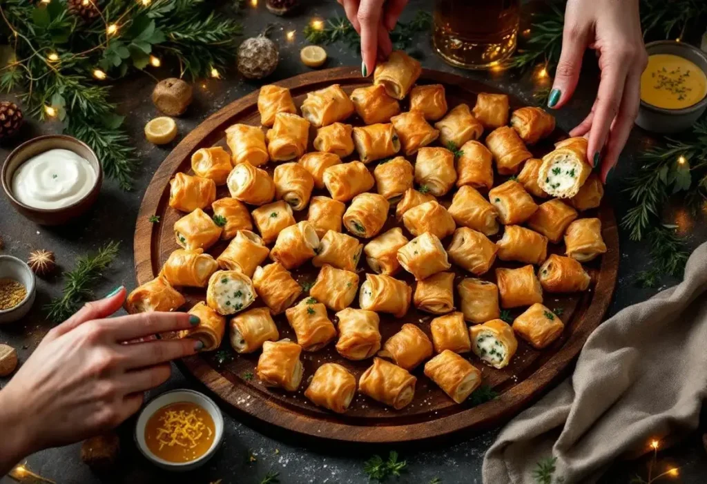 « J’ai trouvé LA recette d’apéro des fêtes » : mes roulés croustillants à la pâte filo font un carton (prêts en 15 min)