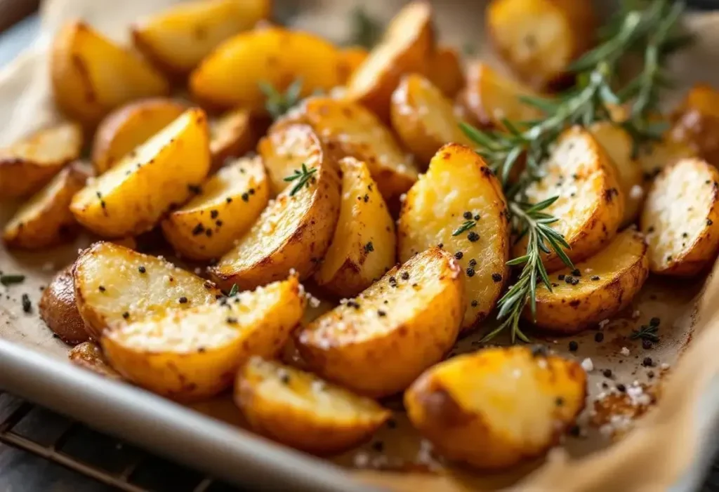 Pommes de terre au four : l’astuce toute simple pour les rendre bien croustillantes, à tous les coups